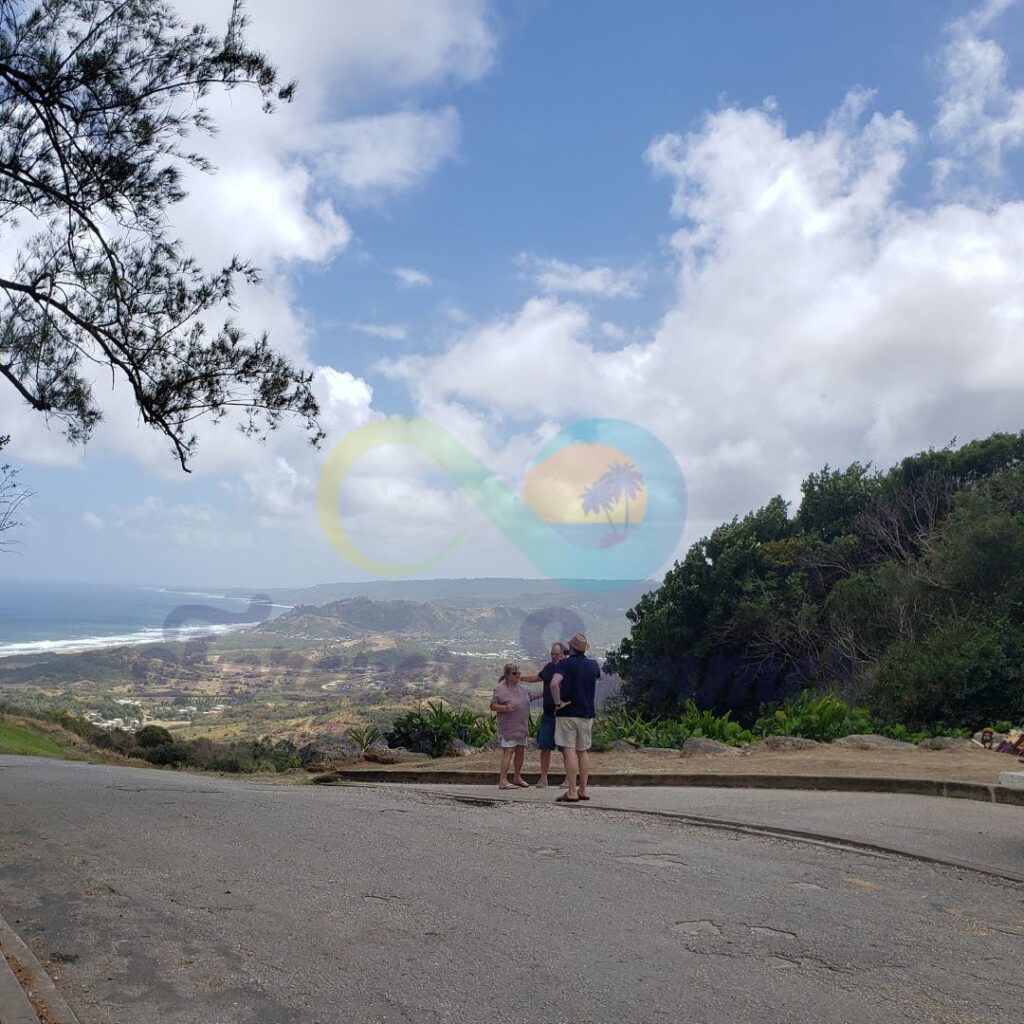 Two visitors at Cherry Tree Hill, Barbados